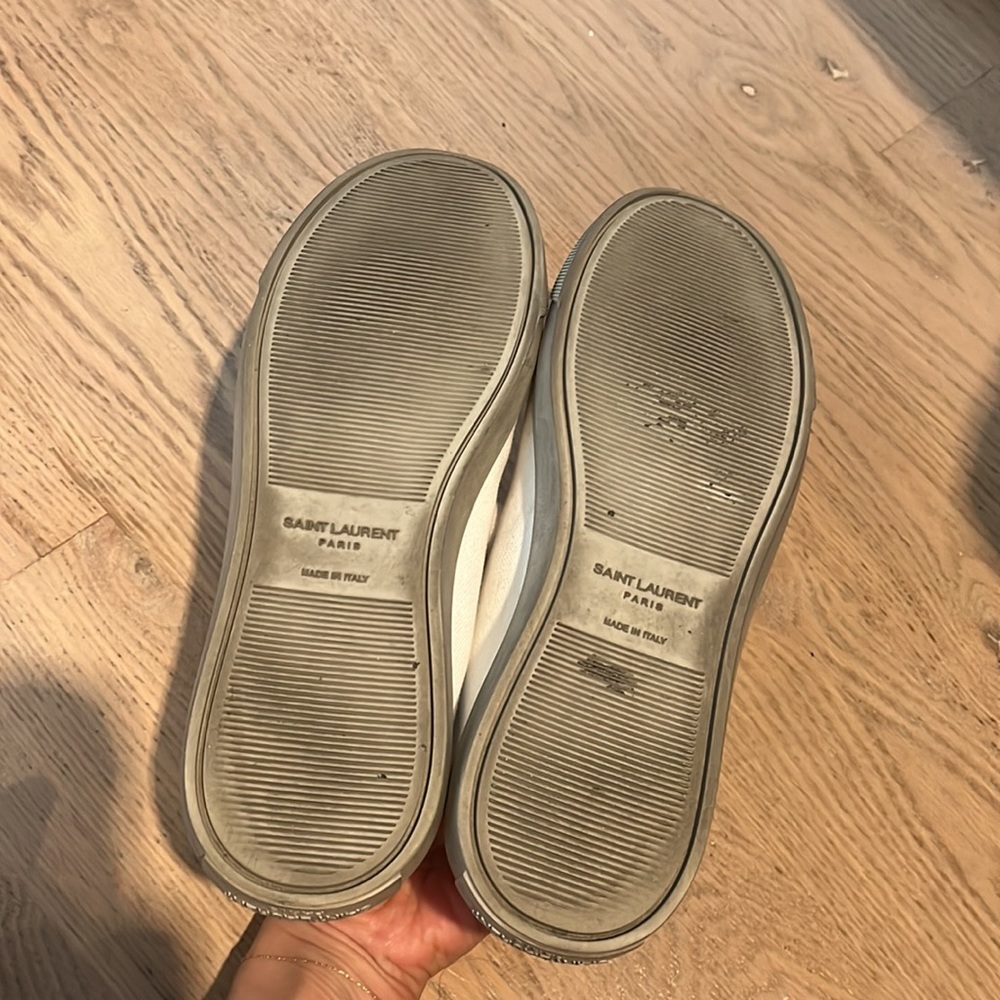Saint Laurent Andy Sneakers Canvas Pink - Picture 7 of 7